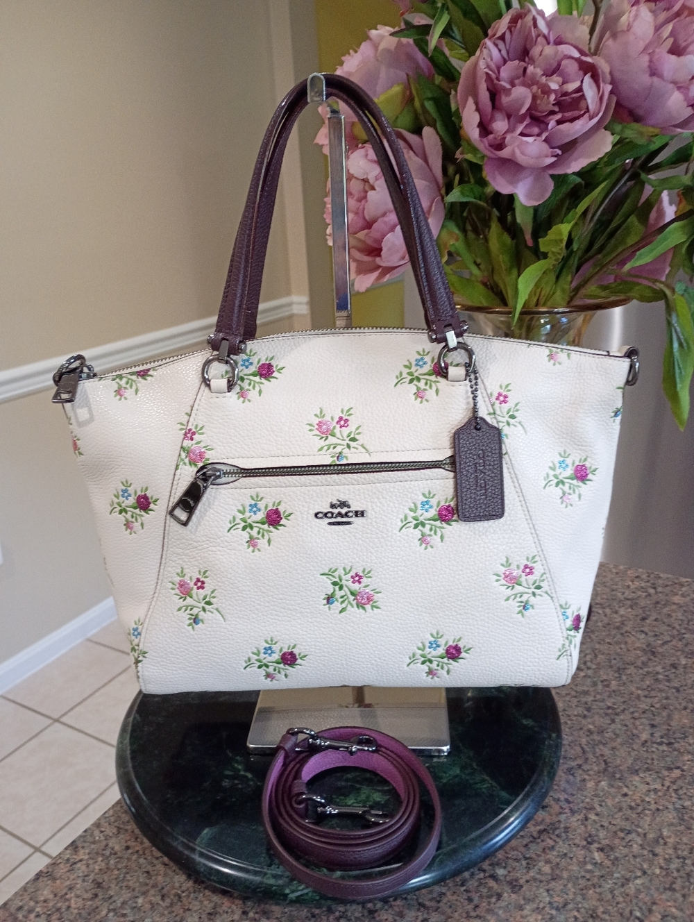 Coach Prairie Floral Satchel